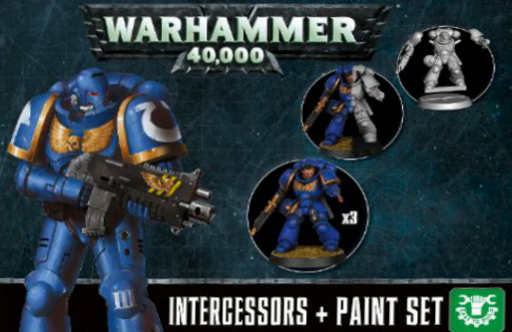 Warhammer 40K Intercessors + Paint Set (New)